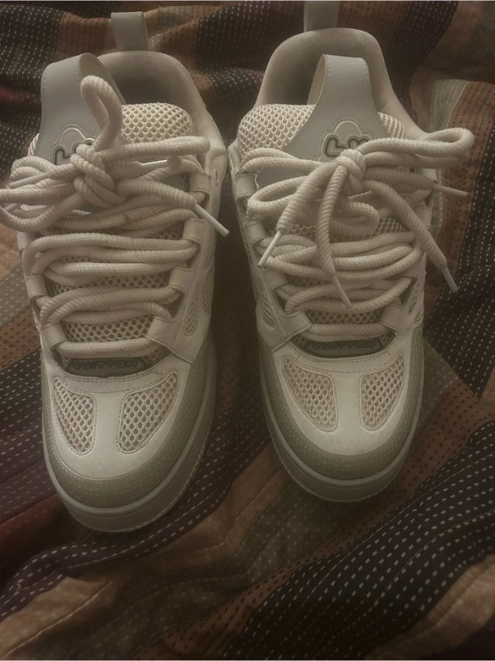 Louis Vuitton White Cream Men’s Sneakers